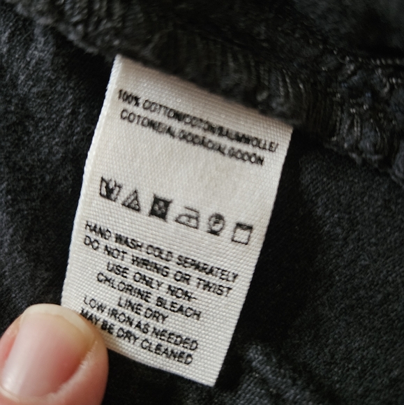 Free People We The Free Women's Black Denim Skirt Size 26 - Picture 3 of 6